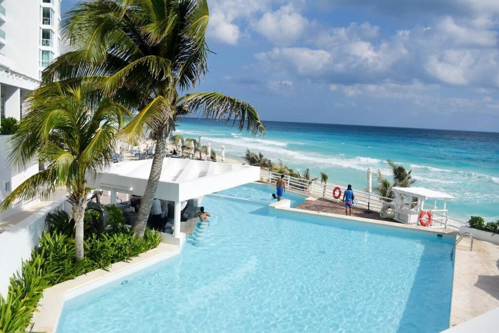 Vista Al Mar Y Laguna, Playa. Apartamento Cancún