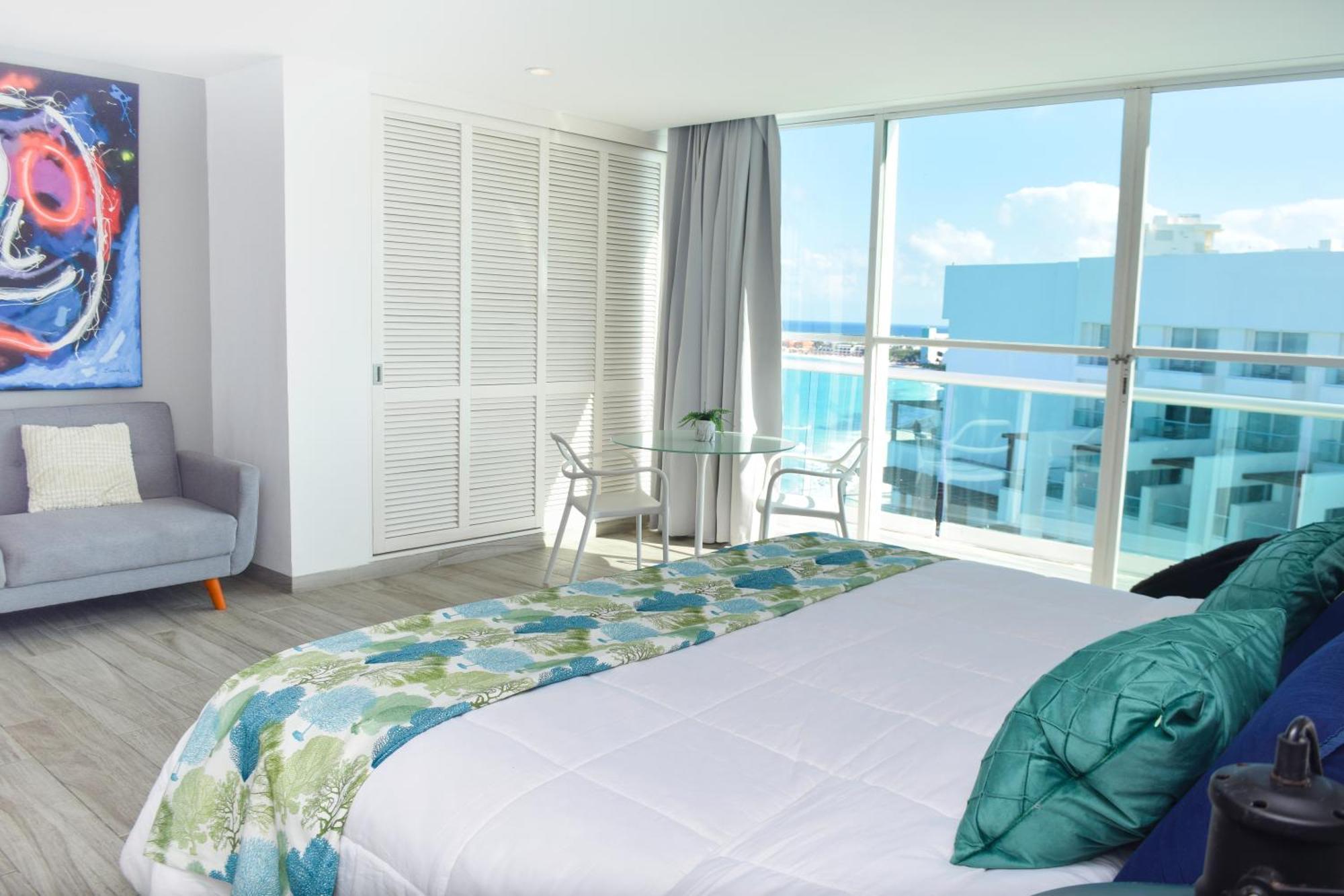 Apartamento Vista Al Mar Y Laguna, Playa. Cancún