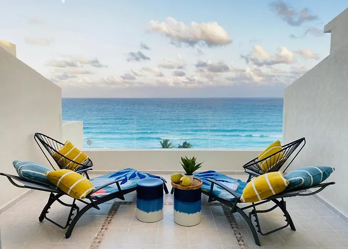 Ocean View Three Bedroom, Three Story Penthouse By The Beach
