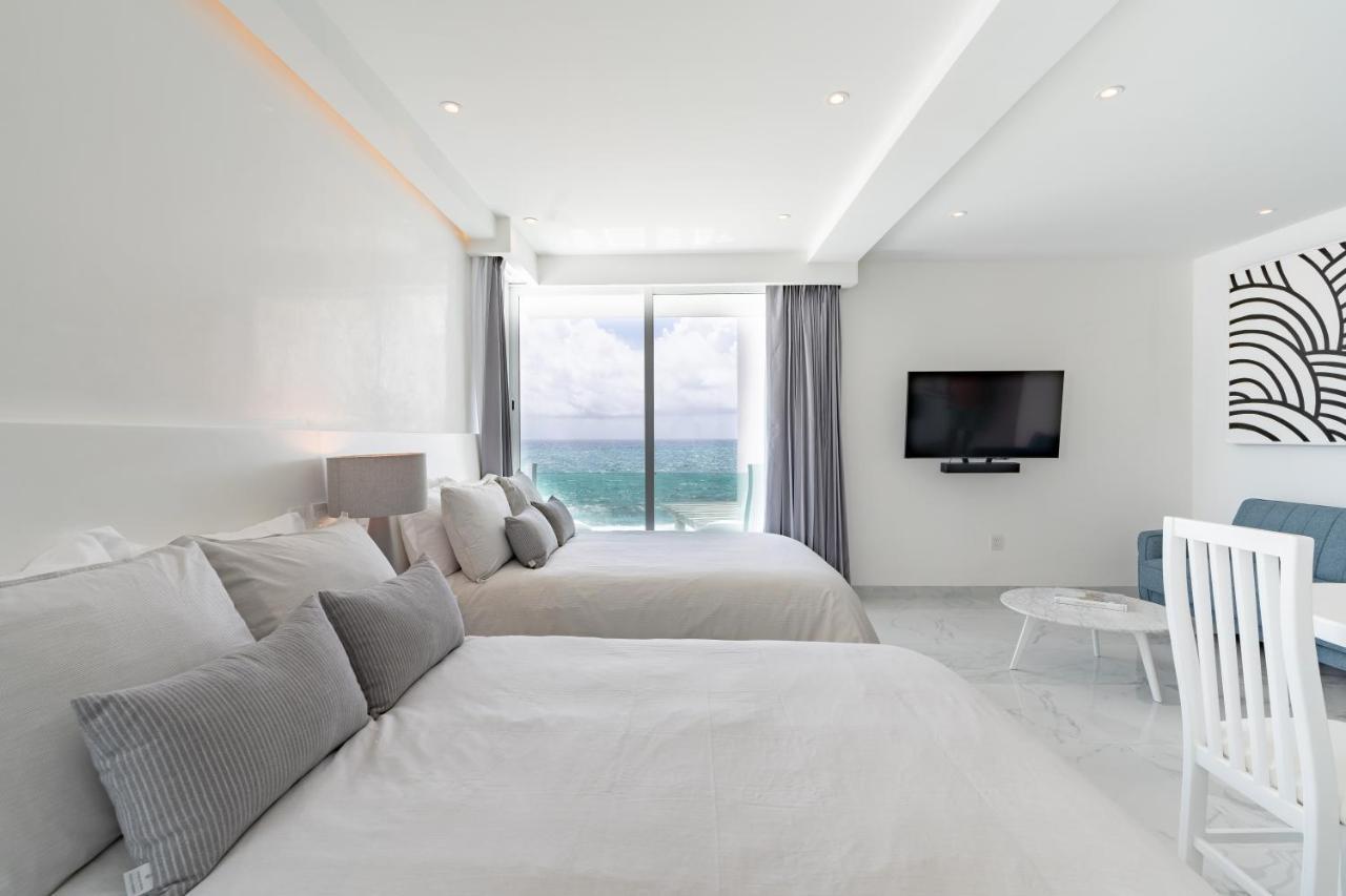 Beachfront Deluxe -best Ocean View, With Beach, Gym And * Cancún