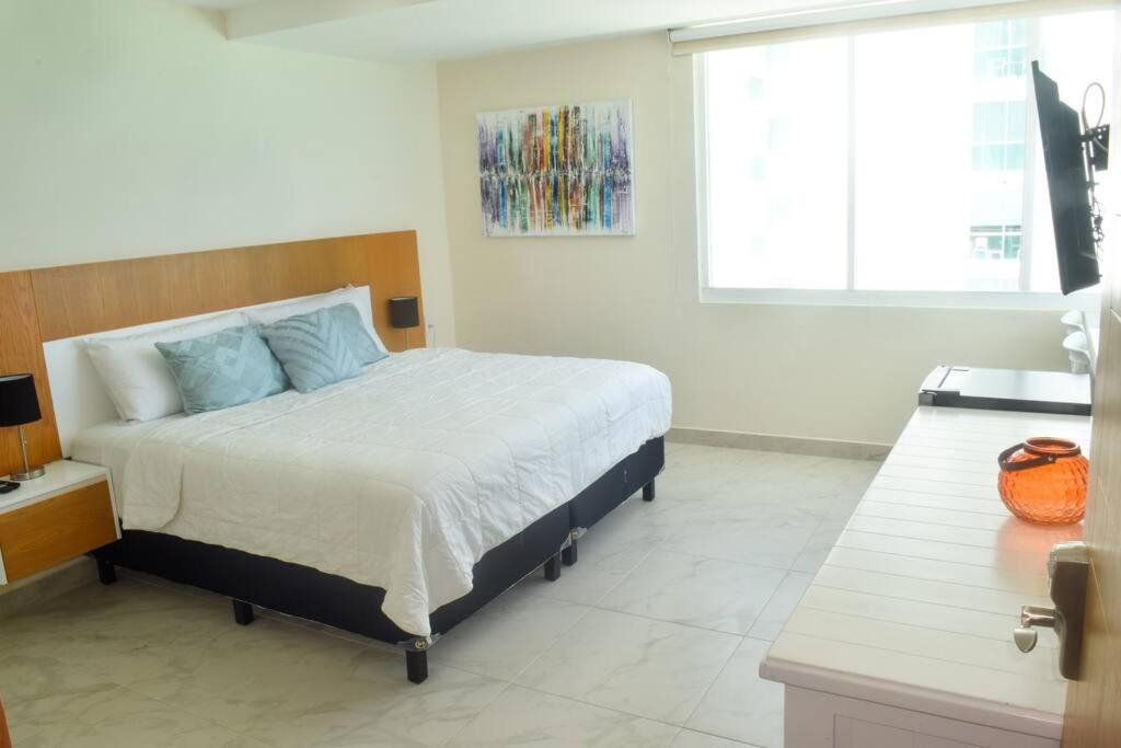 Apartamento Ocean Front, Beautifull Beach, 3c Cancún