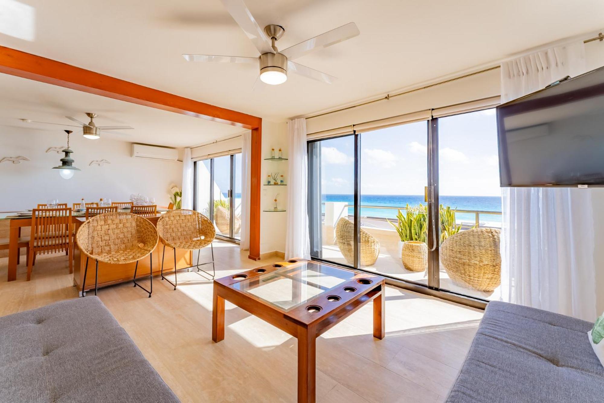 Amazing Caribbean Ocean View At Marlin In Cancún