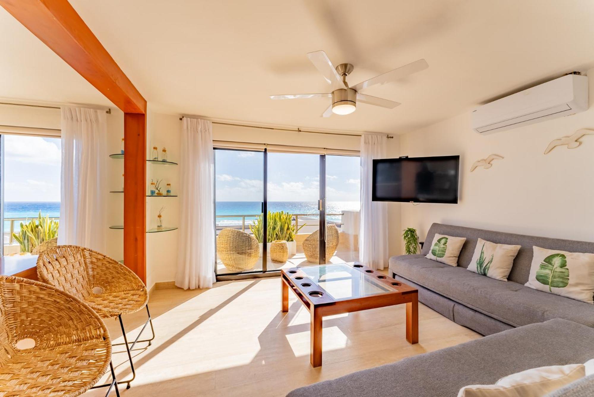 Amazing Caribbean Ocean View At Marlin In Cancún