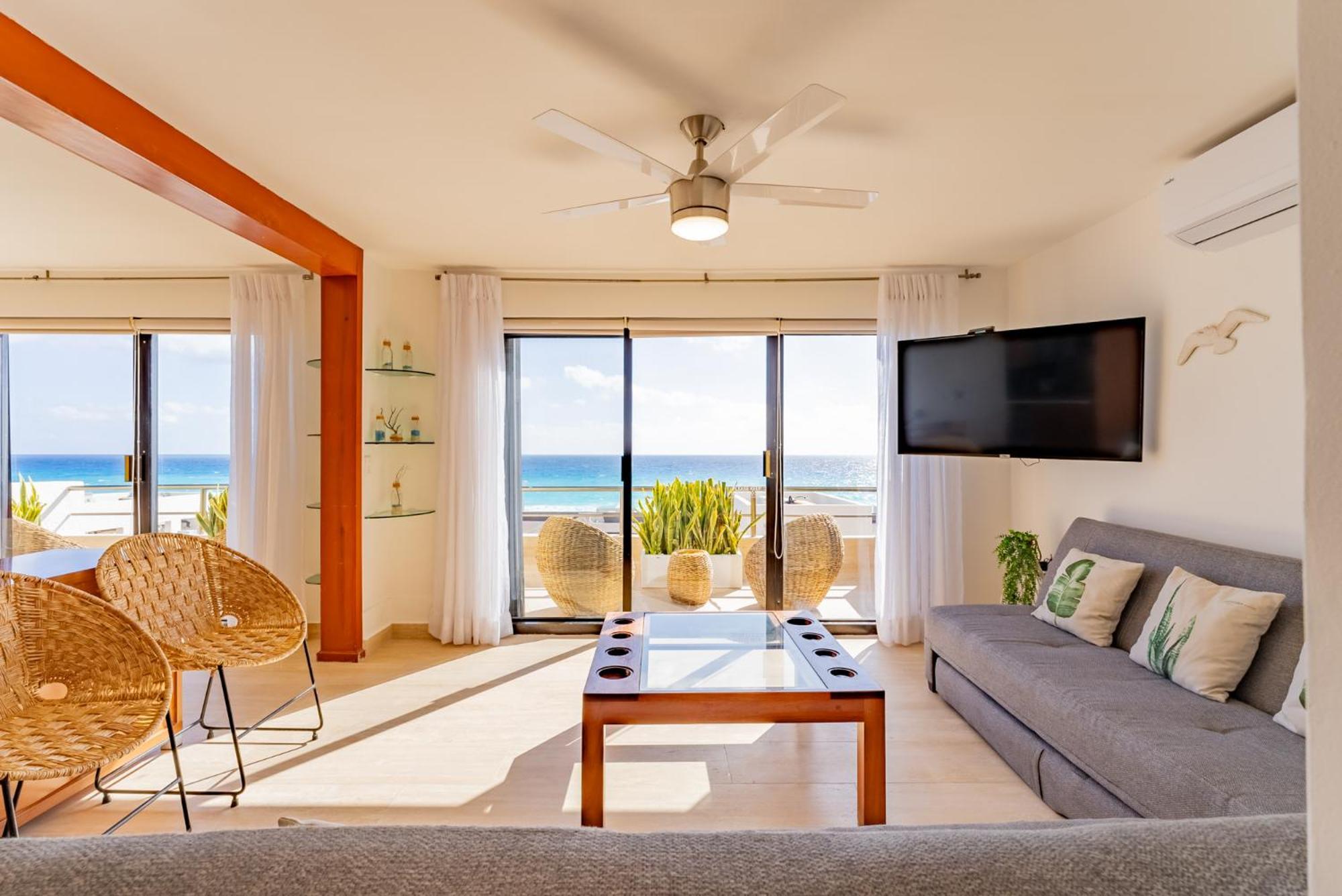 Apartamento Amazing Caribbean Ocean View At Marlin In Cancún
