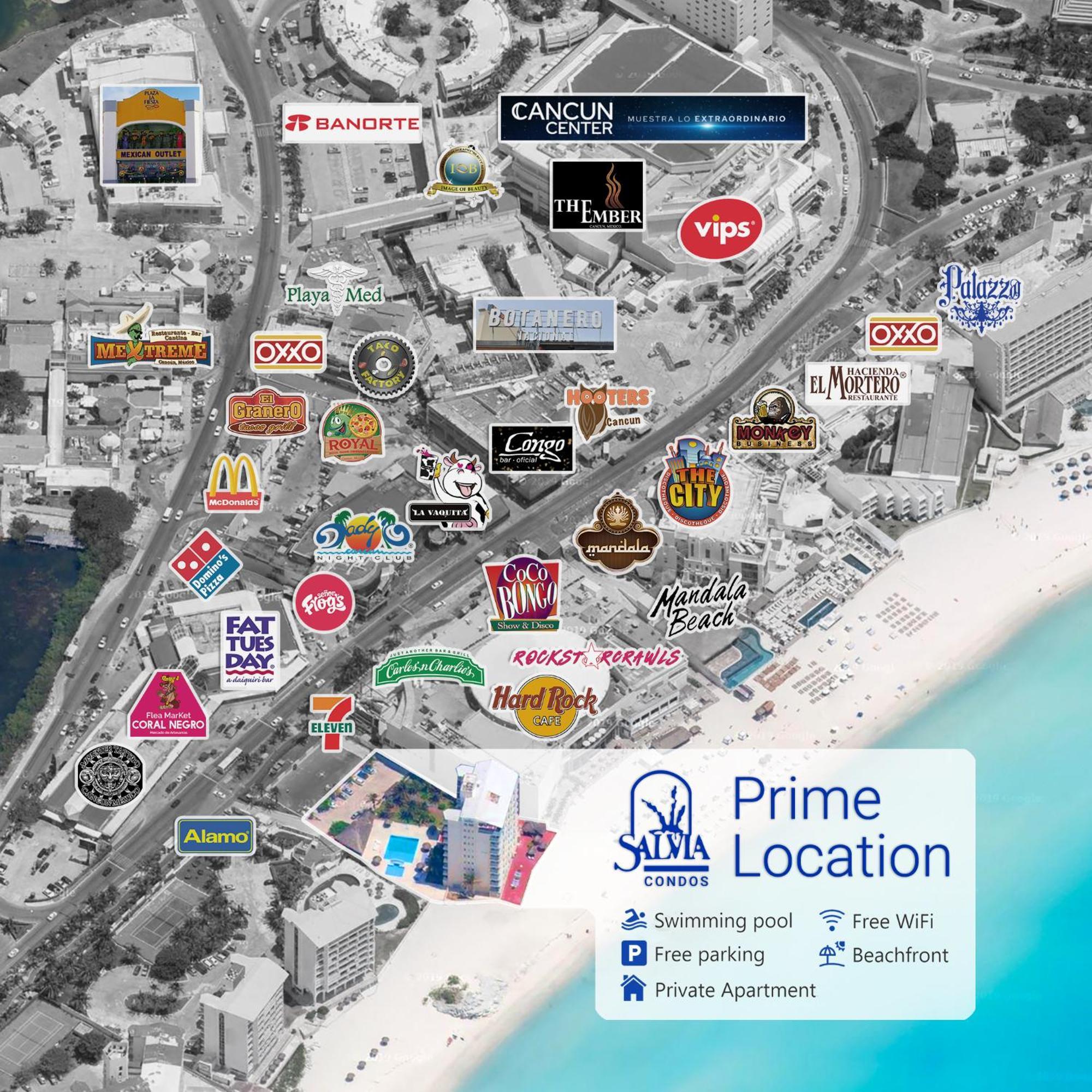Apartamento Paradise Beachfront & Nightlife Heart Cancún