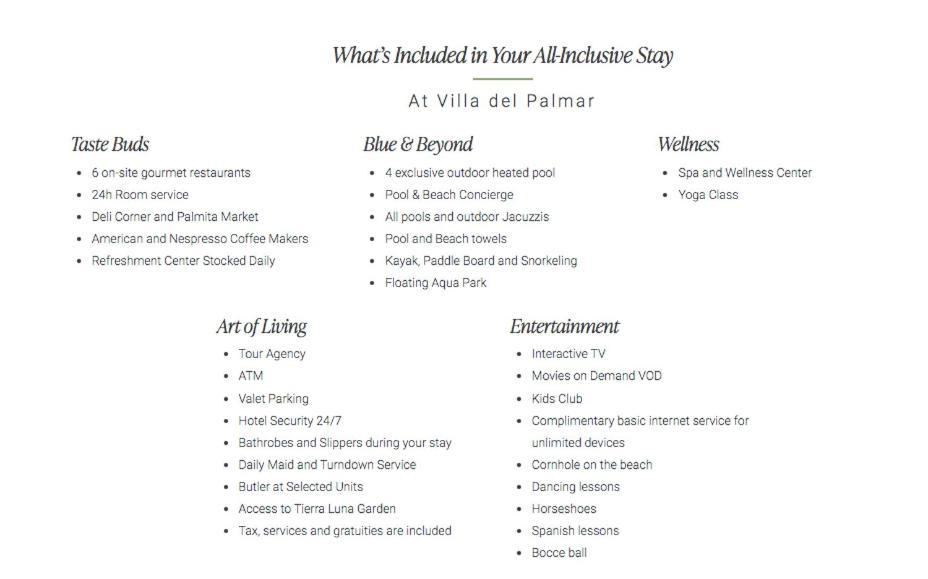 Del Palmar Luxury Beach & Spa Hotel Cancún